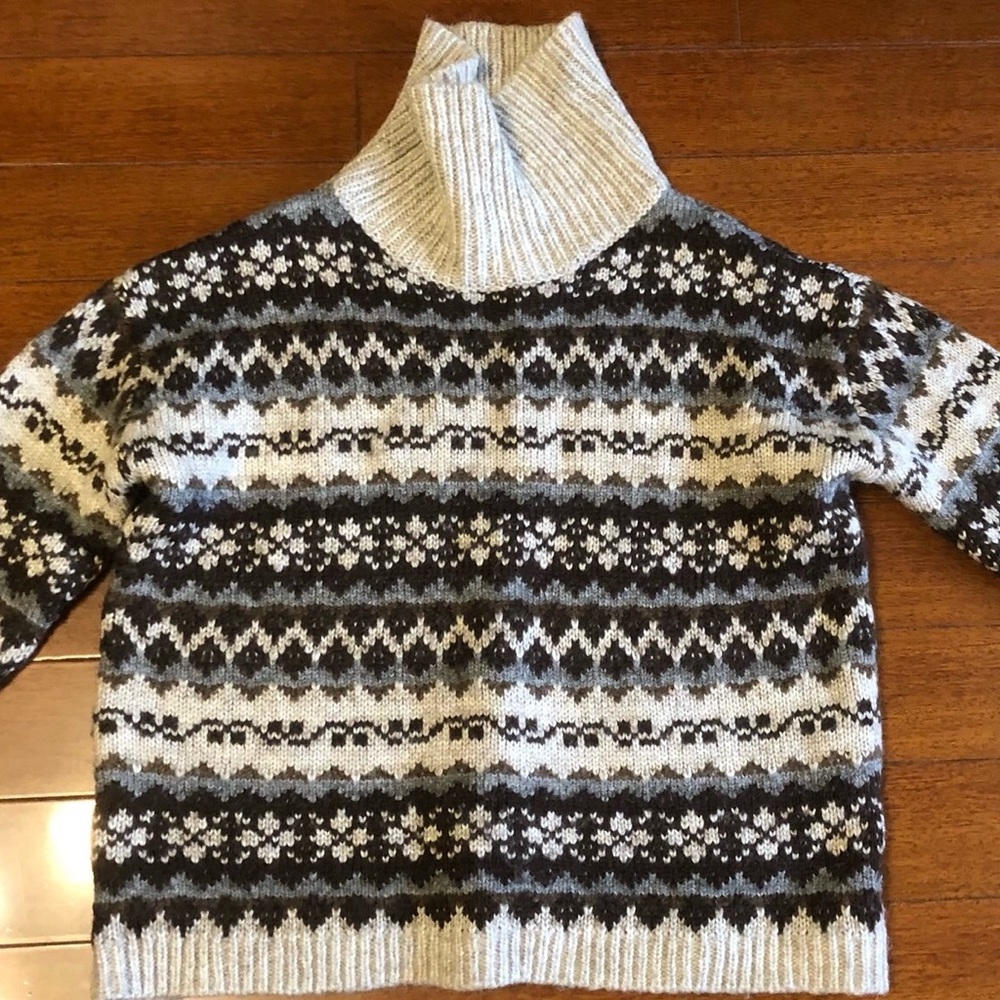 NILI LOTAN fair isle sweater XS - Picture 5 of 10